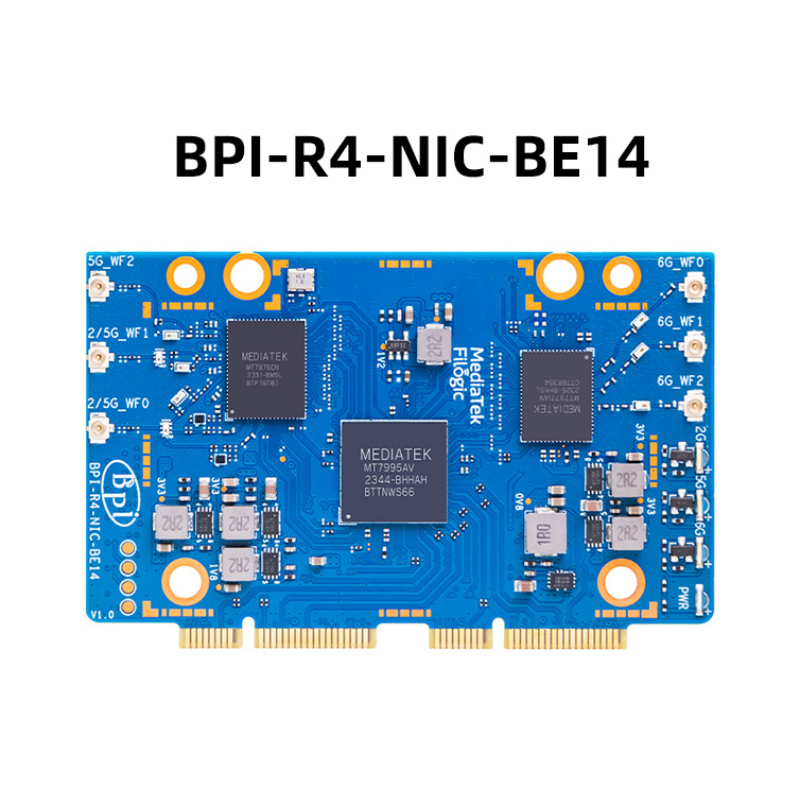 Banana Pi 開発ボード Banana Pi R4 W - Bananapi Bpi R4 Wifi 7 のレビューと価格